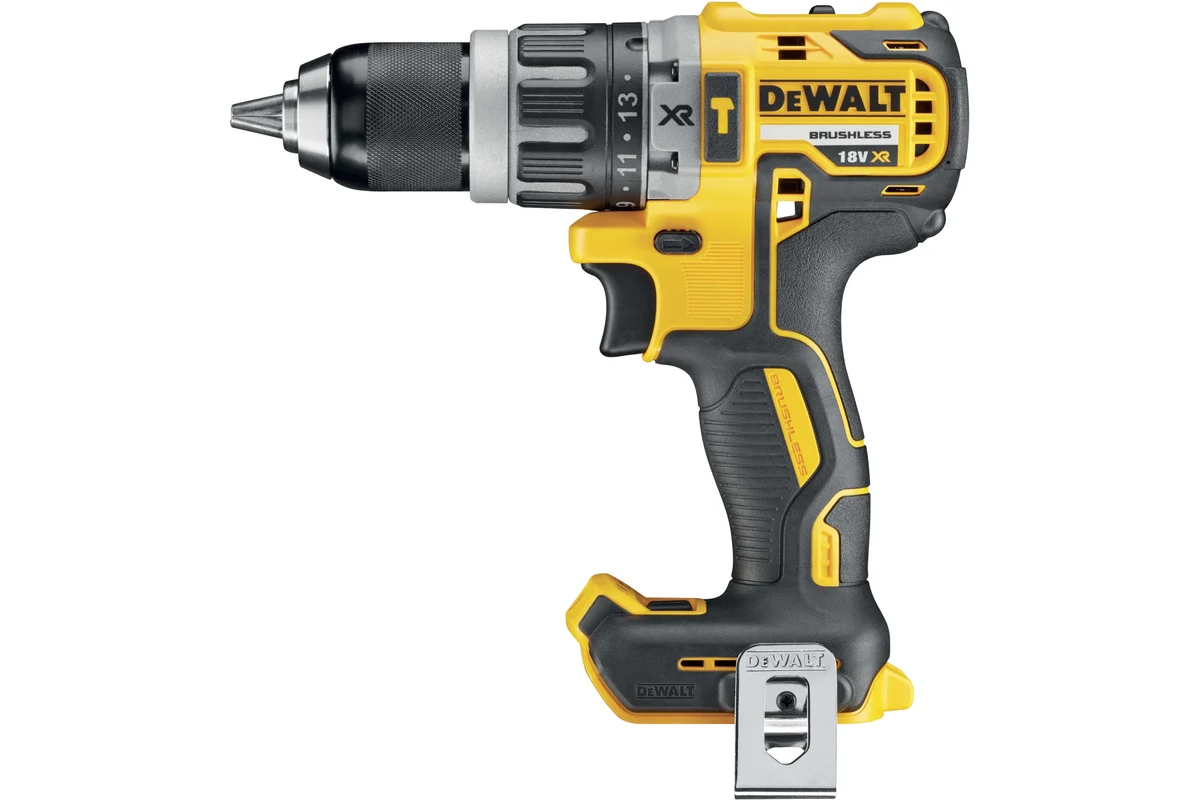 Аккумуляторная ударная дрель-шуруповерт DEWALT DCD796E2T, 18 В, 2000 об/мин, 34000 уд/мин, с 2 АКБ 1.7 Ач и ЗУ, в кейсе (DCD796E2T-QW)
