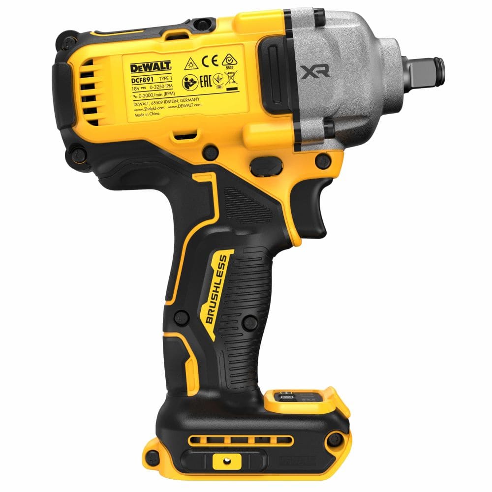 Гайковерт аккумуляторный ударный DEWALT DCF891NT
